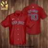 Personalized Boston Red Sox Baseball Full Printing Hawaiian Shirt – White