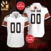 Personalized Clevel And Browns Football Team Full Printing Hawaiian Shirt – Red