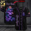 Personalized Crown Royal Skull Flame All Over Print Unisex Baseball Jersey – Black