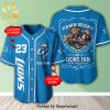 Personalized Detroit Lions Mascot Full Printing Baseball Jersey