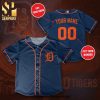 Personalized Detroit Tigers Full Printing Baseball Jersey