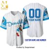 Personalized Donald Duck Disney Playing Baseball All Over Print Baseball Jersey – Black