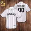 Personalized Colorado Rockies Baseball Full Printing Hawaiian Shirt – Black