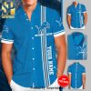 Personalized Detroit Lions Full Printing Short Sleeve Dress Shirt Hawaiian Summer Aloha Beach Shirt – Blue