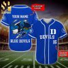 Personalized Duke Blue Devils Jack Daniel’s Full Printing Baseball Jersey