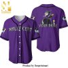 Personalized Evil Queen Maleficent Disney All Over Print Baseball Jersey – Pink