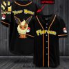 Personalized Flareon Eevee All Over Print Baseball Jersey – Black