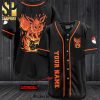 Personalized Flareon All Over Print Baseball Jersey – Black
