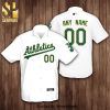 Personalized Name And Number Oakl And Athletics Baseball Full Printing Hawaiian Shirt – Green