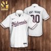 Personalized Name And Number Washington Nationals Baseball Full Printing Hawaiian Shirt – Red