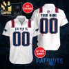 Personalized New England Patriots Football Team Full Printing Hawaiian Shirt – Blue