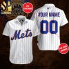 Personalized New York Mets Full Printing Hawaiian Shirt – White