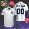 Personalized New York Yankees Baseball Team Full Printing Hawaiian Shirt – Blue