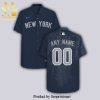 Personalized New York Yankees Full Printing Hawaiian Shirt – White