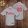 Personalized Philadelphia Phillies Baseball Full Printing 3D Hawaiian Shirt Pinstripe White Red