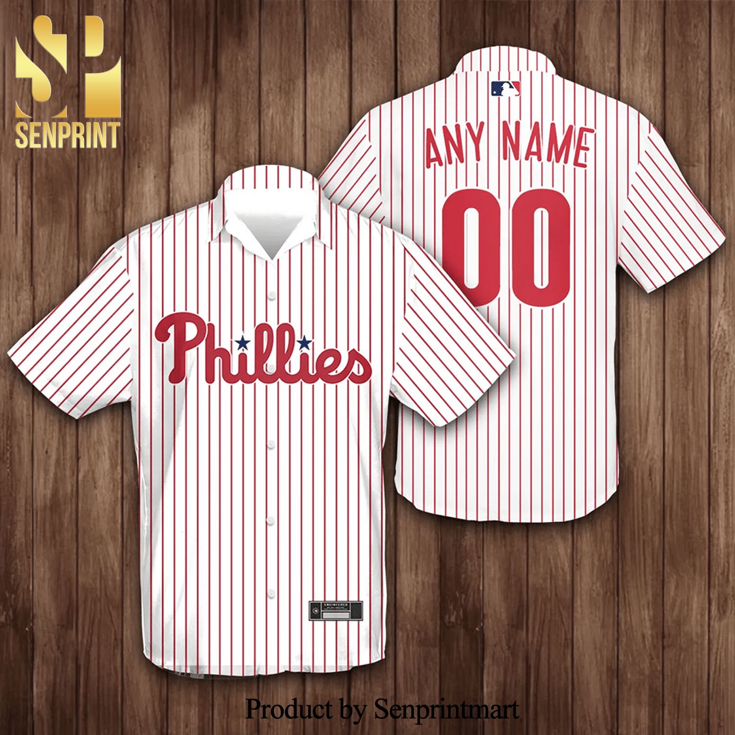 Personalized Philadelphia Phillies Baseball Full Printing Hawaiian Shirt – White