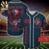 Personalized Houston Texans Mascot Full Printing Baseball Jersey – Navy
