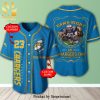 Personalized I Am A Los Angeles Chargers Fan Mascot 3D Full Printing Baseball Jersey – Blue