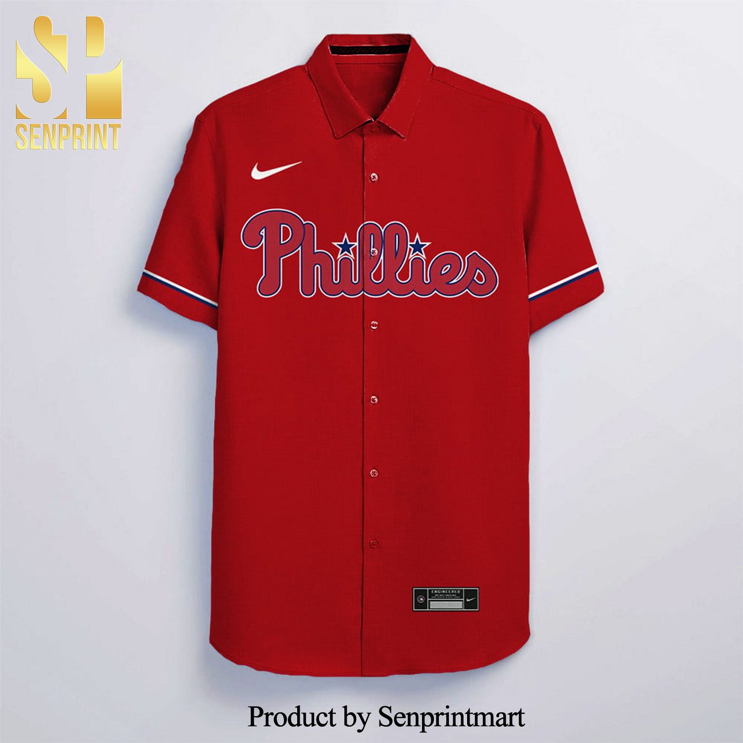 Personalized Philadelphia Phillies Full Printing Hawaiian Shirt – Red