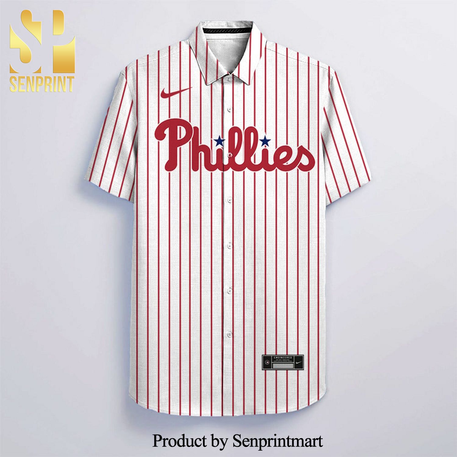 Personalized Philadelphia Phillies Full Printing Hawaiian Shirt – White