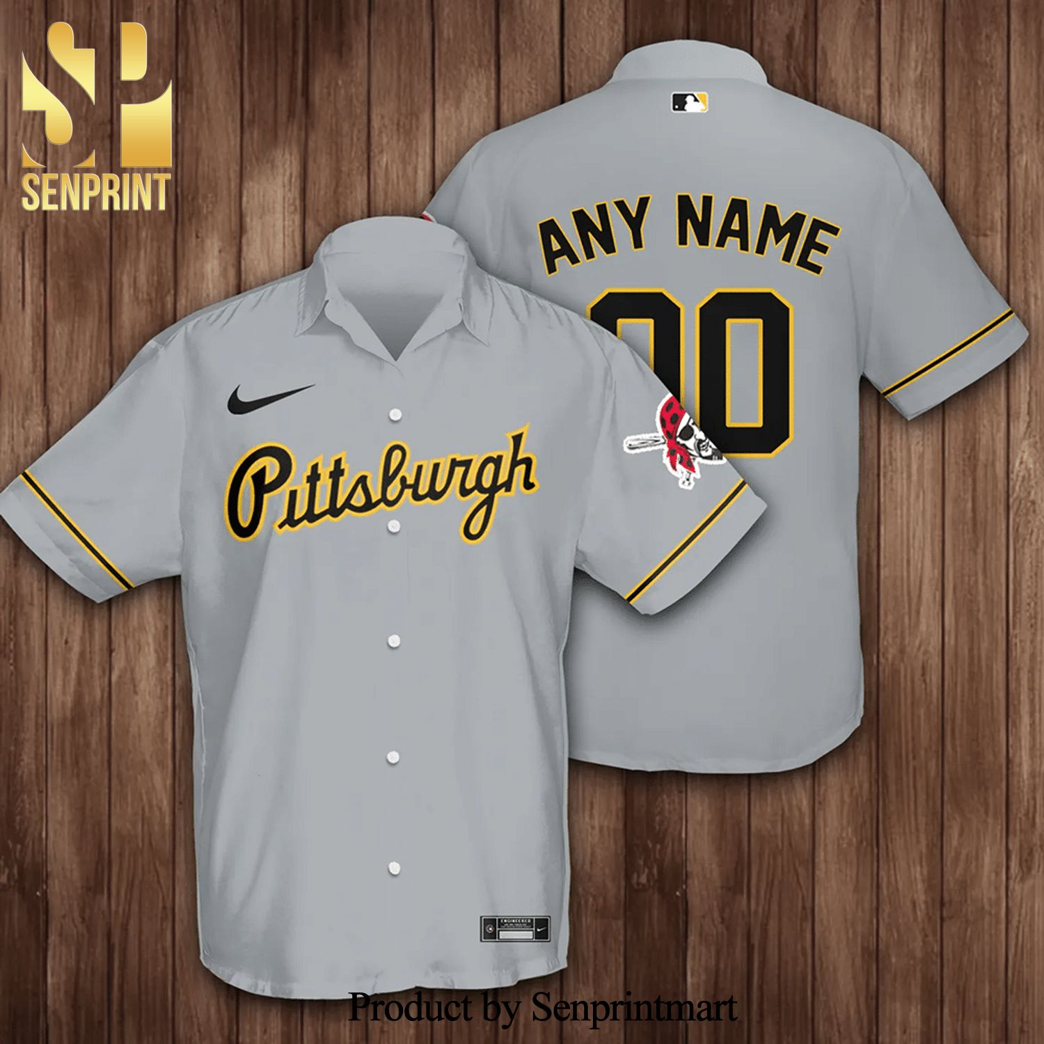 Pittsburgh Pirates MLB Custom Name Hawaiian Shirt Trending For Men