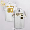 Personalized Pittsburgh Pirates Full Printing Hawaiian Shirt – Grey