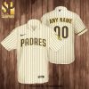 Personalized San Diego Padres Baseball Full Printing Hawaiian Shirt – Pinstripe Baseball White