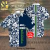 Personalized Seattle Seahawks Go Hawks Full Printing Short Sleeve Dress Shirt Hawaiian Summer Aloha Beach Shirt – Cobalt White
