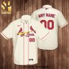 Personalized St Louis Cardinals Baseball Full Printing 3D Hawaiian Shirt – Grey