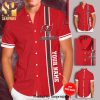 Personalized Tampa Bay Buccaneers Full Printing Short Sleeve Dress Shirt Hawaiian Summer Aloha Beach Shirt – Red