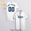 Personalized Tampa Bay Rays Full Printing Hawaiian Shirt – White Gift For Fans