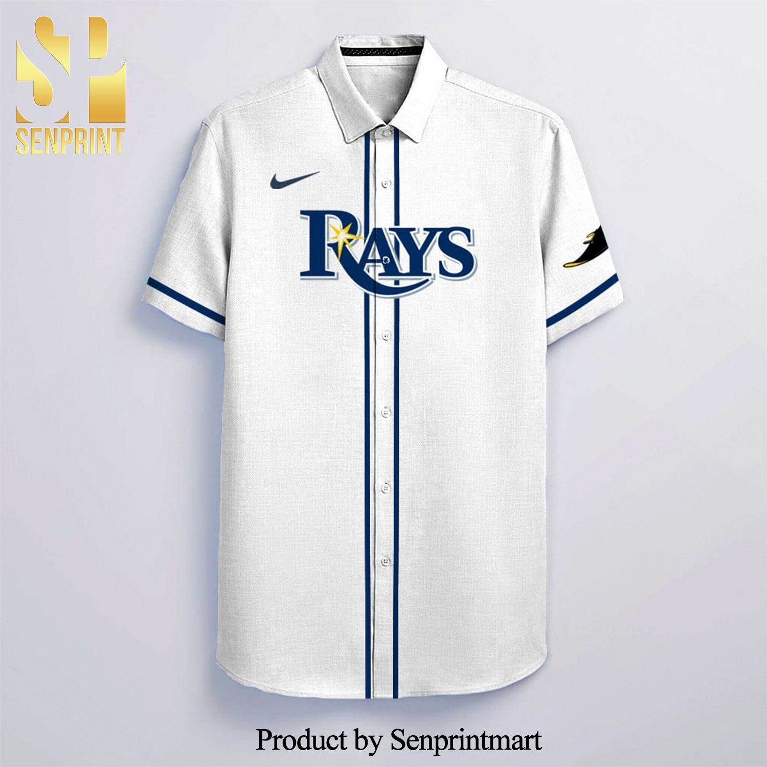 MLB Tampa Bay Rays Custom Name Hawaiian Shirt V2