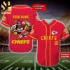Personalized Kansas City Chiefs Mascot Damn Right Full Printing Baseball Jersey