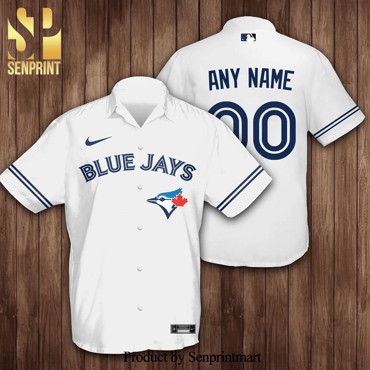 Personalized Toronto Blue Jays Baseball Full Printing Hawaiian
