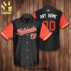 Personalized Washington Nationals Full Printing Hawaiian Shirt – Black Gift For Fans