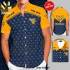 Personalized Washington Redskins Logo Full Printing Short Sleeve Dress Shirt Hawaiian Summer Aloha Beach Shirt – Yellow Brown