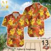 Pikachu Pokemon Floral Pattern Full Printing Hawaiian Shirt – Teal