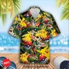 Pikachu Pokemon Pineapple Full Printing Hawaiian Shirt – Orange