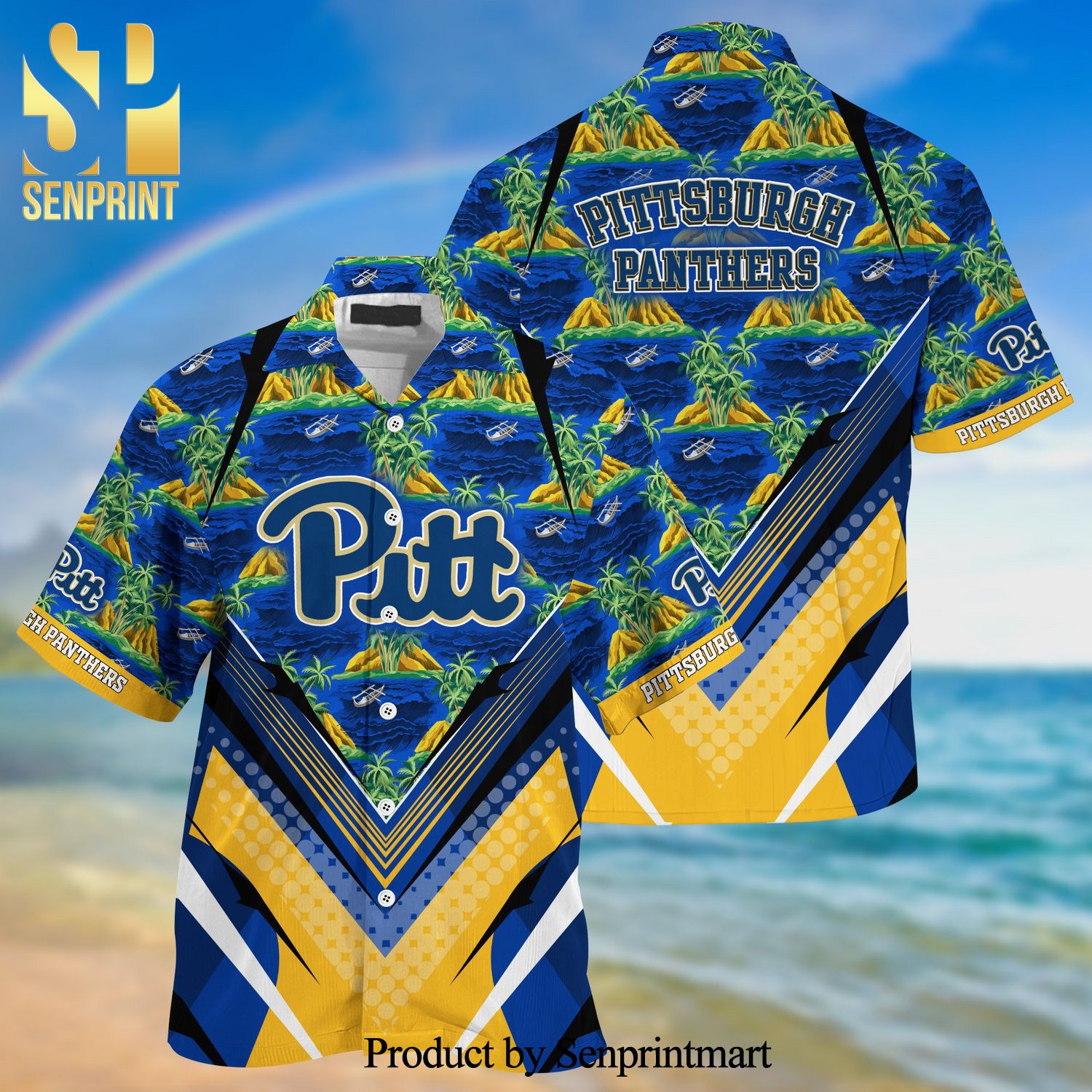 Pittsburgh Panthers Summer Hawaiian Shirt And Shorts For Sports Fans This Season