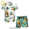 Pluto Dog Disney Tropical Green Leaves Full Printing Hawaiian Shirt