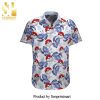 Pokemon 25 Years Anniversary Full Printing Short Sleeve Dress Shirt Hawaiian Summer Aloha Beach Shirt