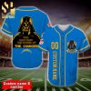 Personalized Los Angeles Chargers Damn Right Skull Full Printing Baseball Jersey