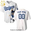 Personalized Los Angeles Dodgers USA Flag All Over Print Unisex Baseball Jersey – Black