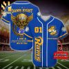 Personalized Los Angeles Rams Mascot Full Printing Baseball Jersey