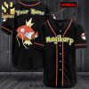 Personalized Magikarp And Gyarados All Over Print Baseball Jersey – Black