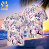 Spaniels Cocker Dog Full Printing Summer Short Sleeve Hawaiian Beach Shirt