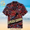 Spider Man Web Shooting Leap Full Printing Hawaiian Shirt