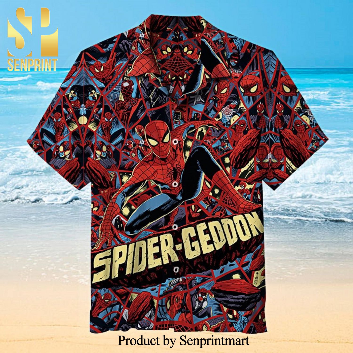 Spider-Geddon Full Printing Hawaiian Shirt