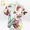 St Louis Cardinals Full Printing Short Sleeve Dress Shirt Hawaiian Summer Aloha Beach Shirt – Blue Red