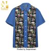 Star Trek Monsters with Multiple Blue Monster Faces Full Printing Hawaiian Shirt – Navy